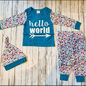 Floral 6-9 Months Infant Layette Set